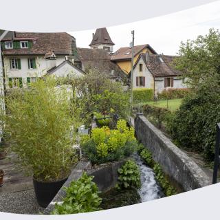 Vue du village de Saint-Blaise