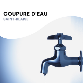 coupure eau