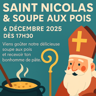 Saint Nicolas et soupe aux pois | Commune de Latena